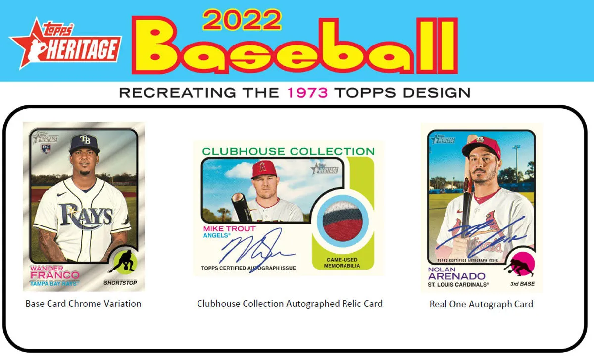 2022 Topps Heritage Baseball MLB Blaster Box #10645