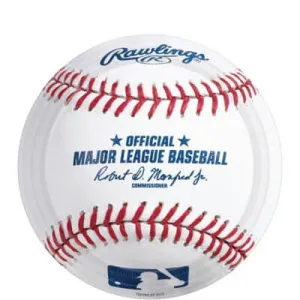 7" Major League Baseball Rawlings Plates (8ct)