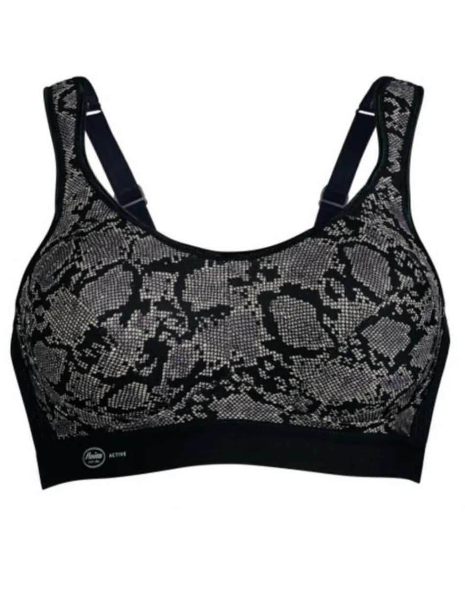 Anita Maximum Support Extreme control Wirefree Sports Bra, Python