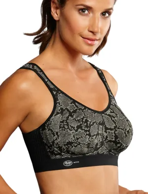 Anita Maximum Support Extreme control Wirefree Sports Bra, Python