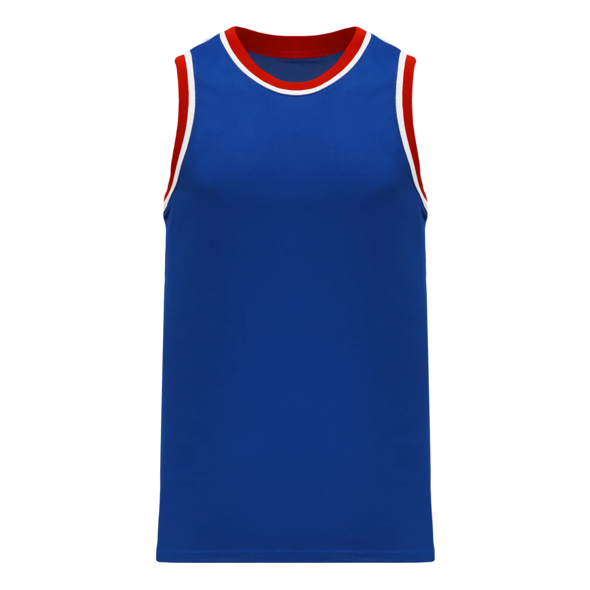 Athletic Knit (AK) B1710A-333 Adult Detroit Pistons Royal Blue Pro Basketball Jersey