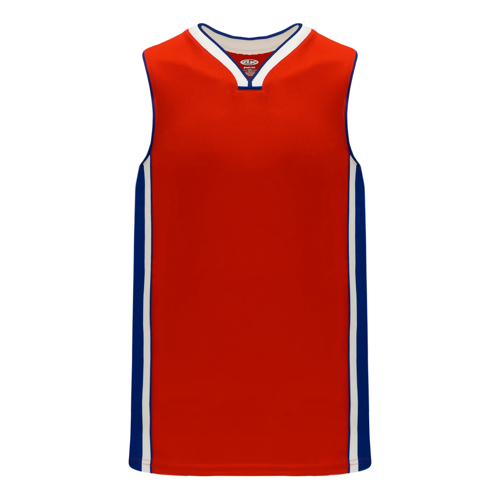 Athletic Knit (AK) B1715Y-344 Youth Detroit Pistons Red Pro Basketball Jersey
