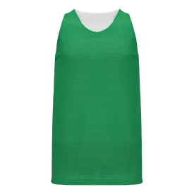Athletic Knit (AK) BR1302A-210 Adult Kelly Green/White Reversible League Basketball Jersey
