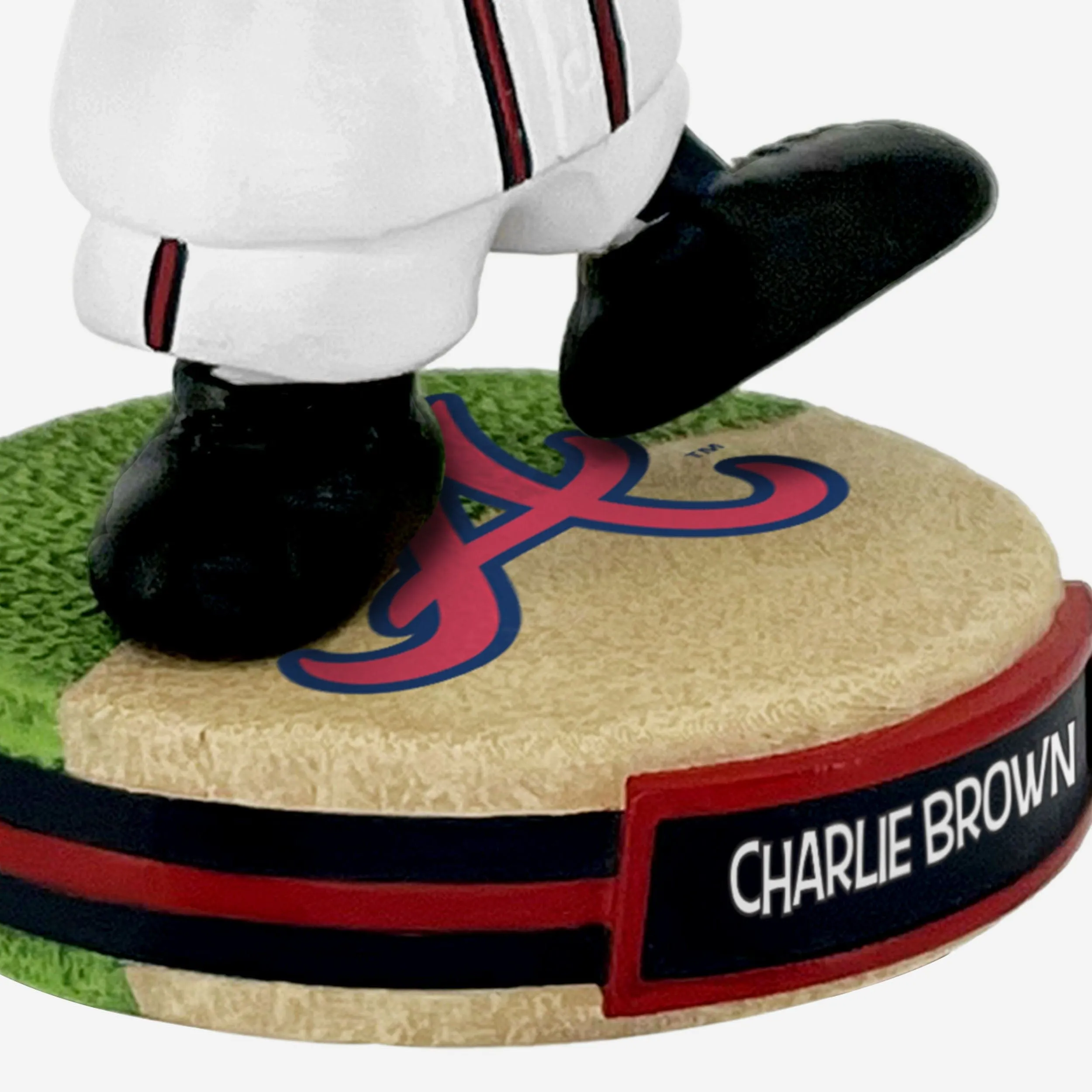 Atlanta Braves Charlie Brown Peanuts Mini Bighead Bobblehead