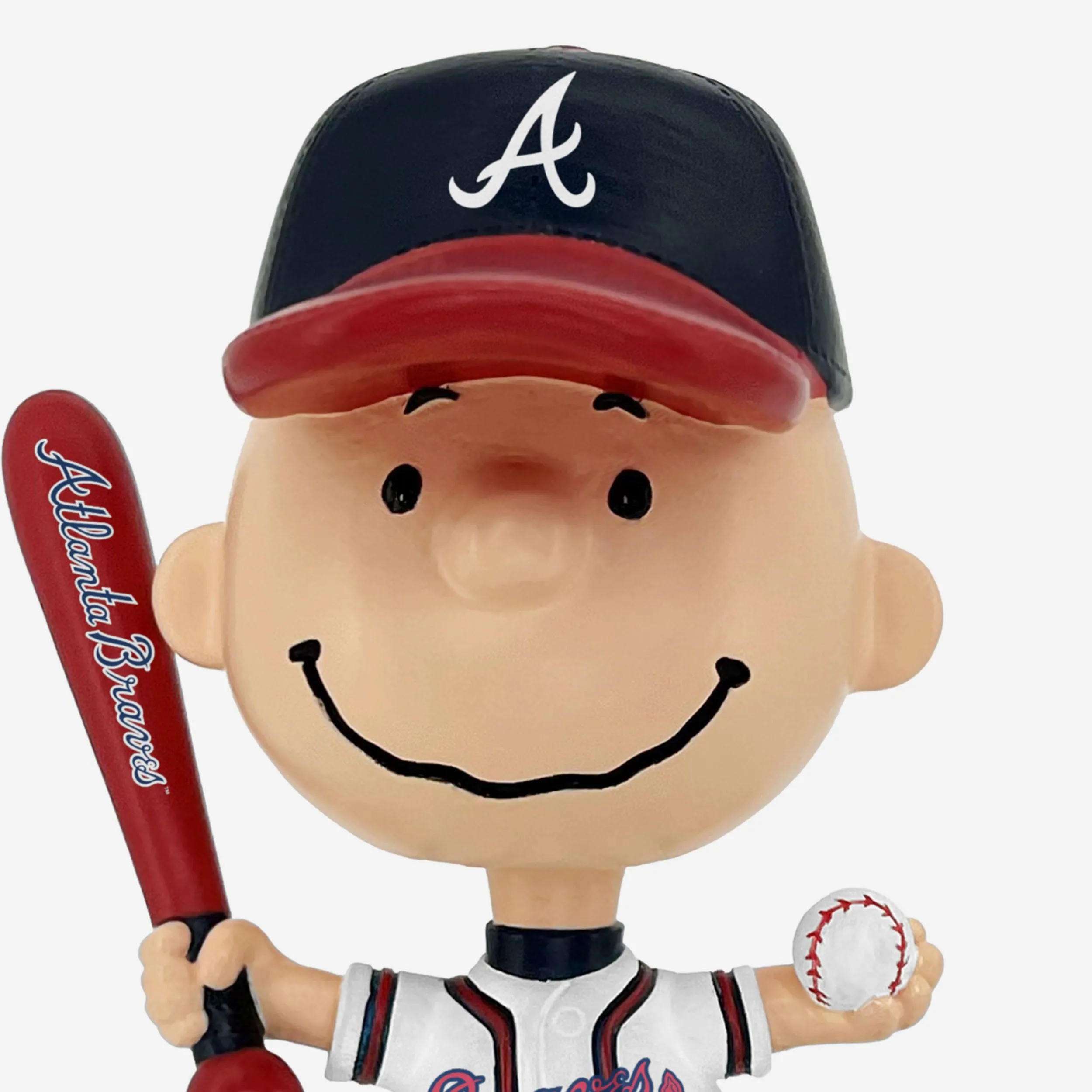 Atlanta Braves Charlie Brown Peanuts Mini Bighead Bobblehead