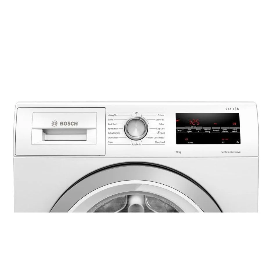 Bosch WAU28T64GB 9kg 1400 Spin Washing Machine with ActiveWater Plus - White