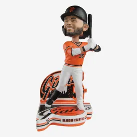 Brandon Crawford San Francisco Giants Retro Jersey Bobblehead