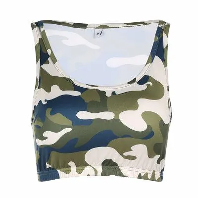 Camouflage Printed Sportsbra