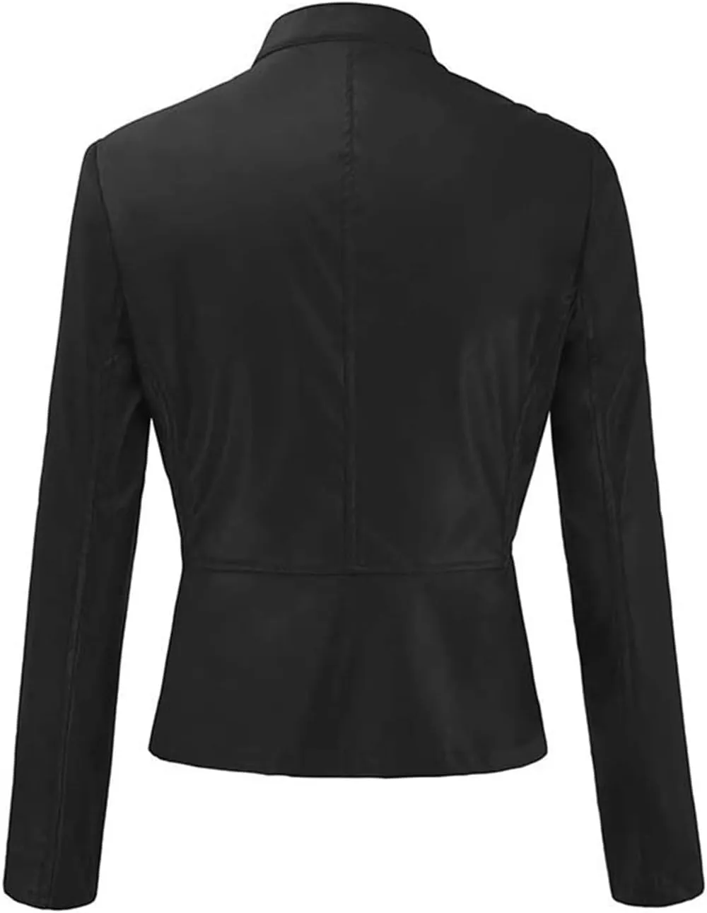 ChicCrate Womens Fashion Faux Leather Jackets Suede 2025 Outfits Winter Clothes Open Front Cropped Coat Outwear