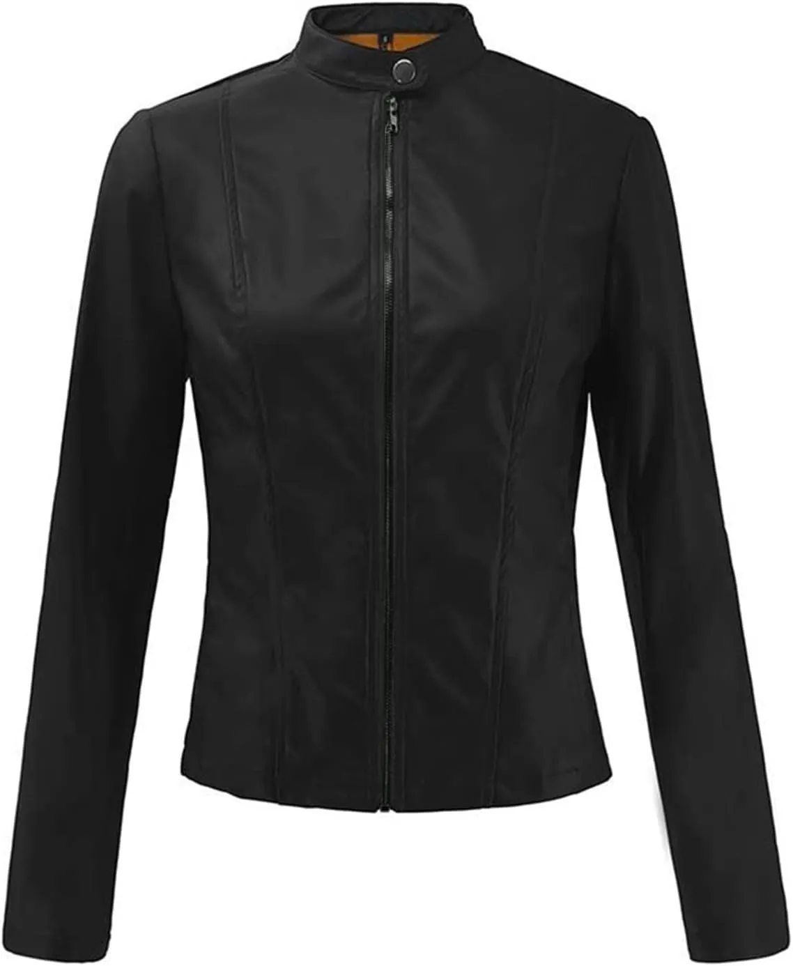ChicCrate Womens Fashion Faux Leather Jackets Suede 2025 Outfits Winter Clothes Open Front Cropped Coat Outwear