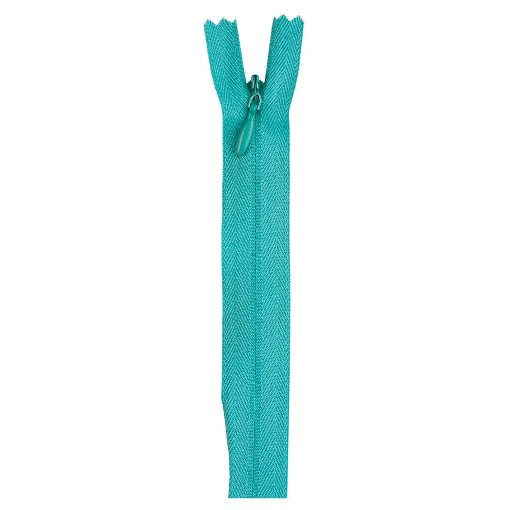 Coats & Clark Invisible Zipper 12/14in Dark Turquoise
