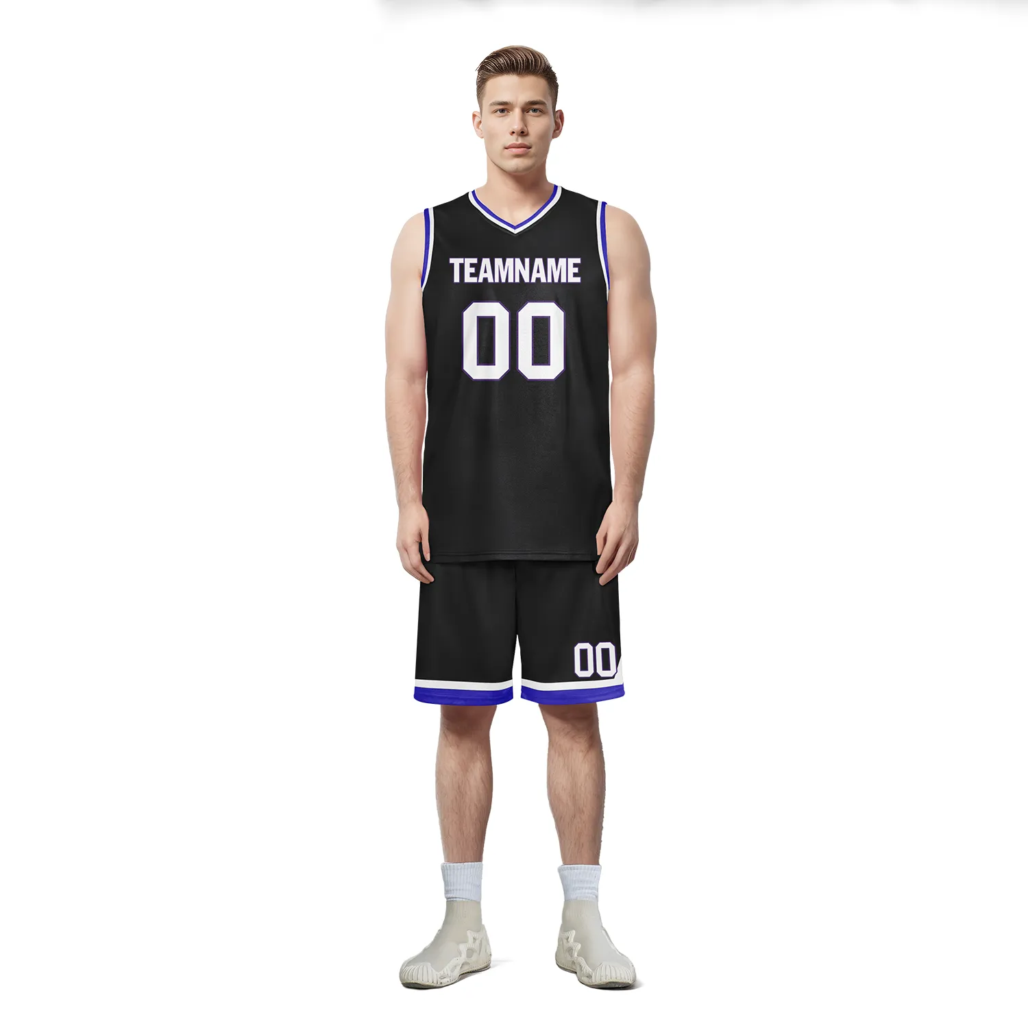 Custom Black Classic Style Sports Uniform Basketball Jersey BBJ01-bd0a70cf