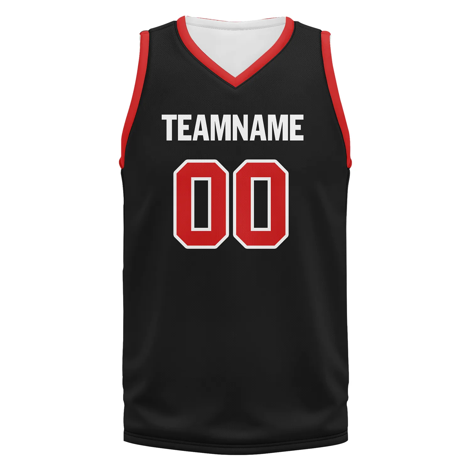 Custom Black Red Classic Style Sports Uniform Basketball Jersey BBJ01-bd0a700f