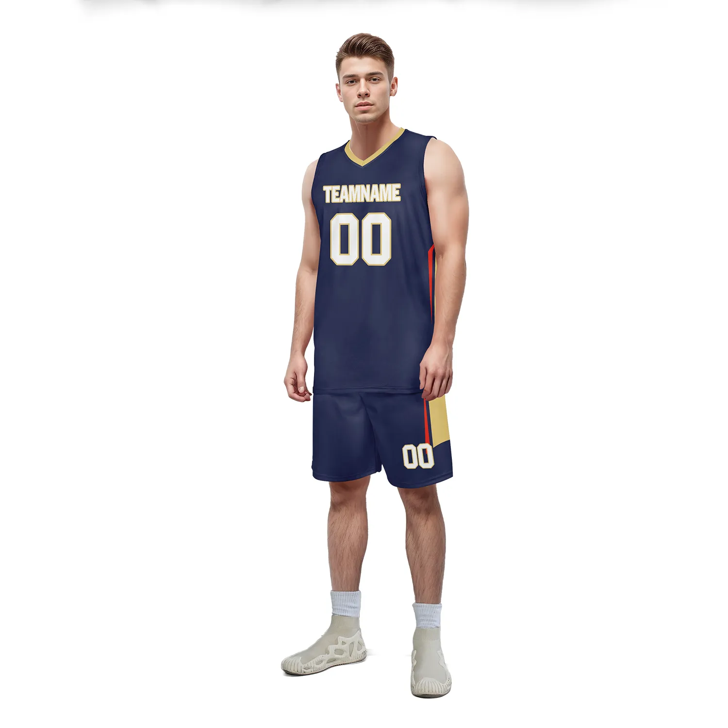 Custom Deep Blue Classic Style Sports Uniform Basketball Jersey BBJ01-bd0a70e0