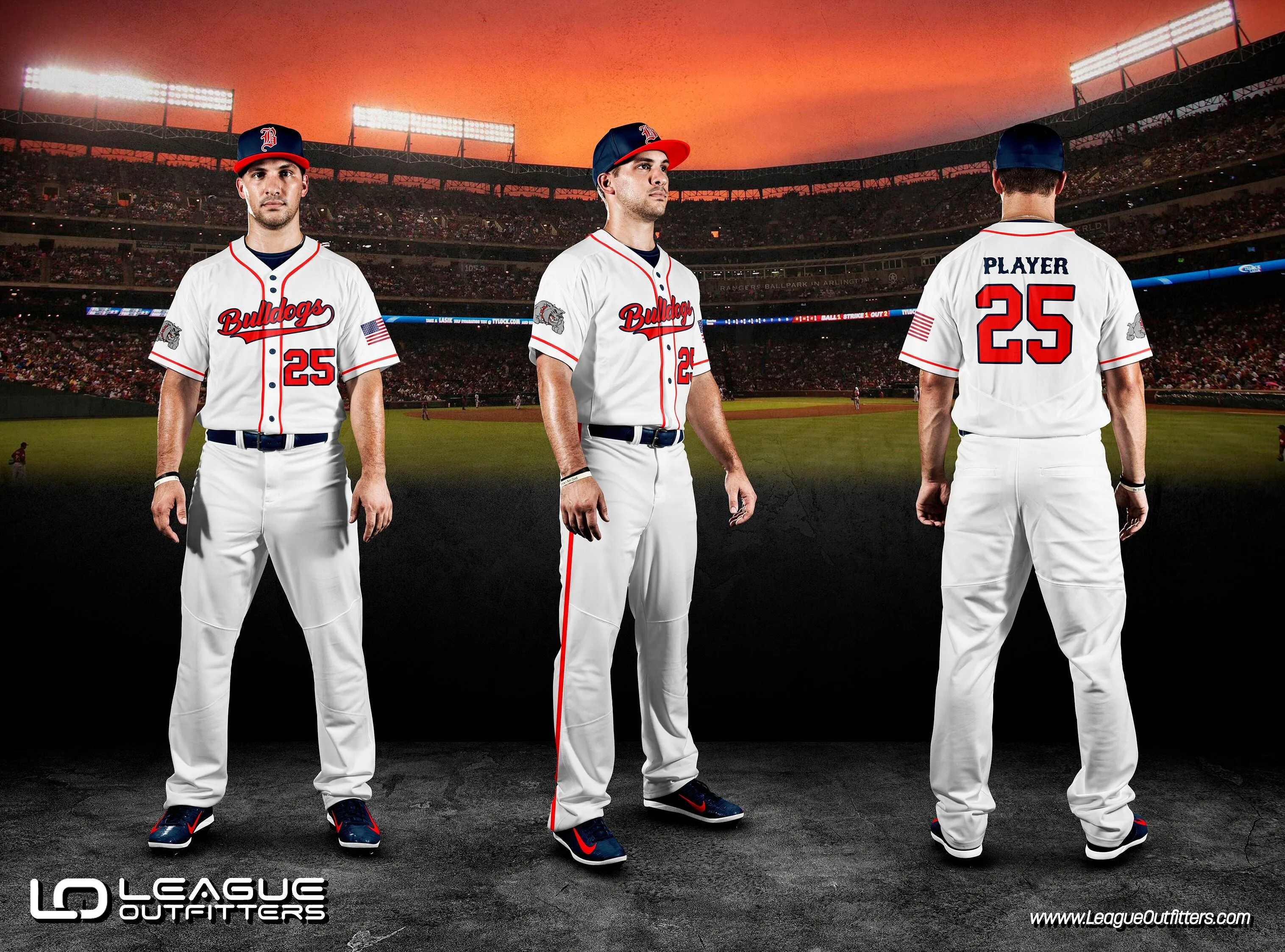 Custom Elite Tackle Twill Full Button Baseball Jersey