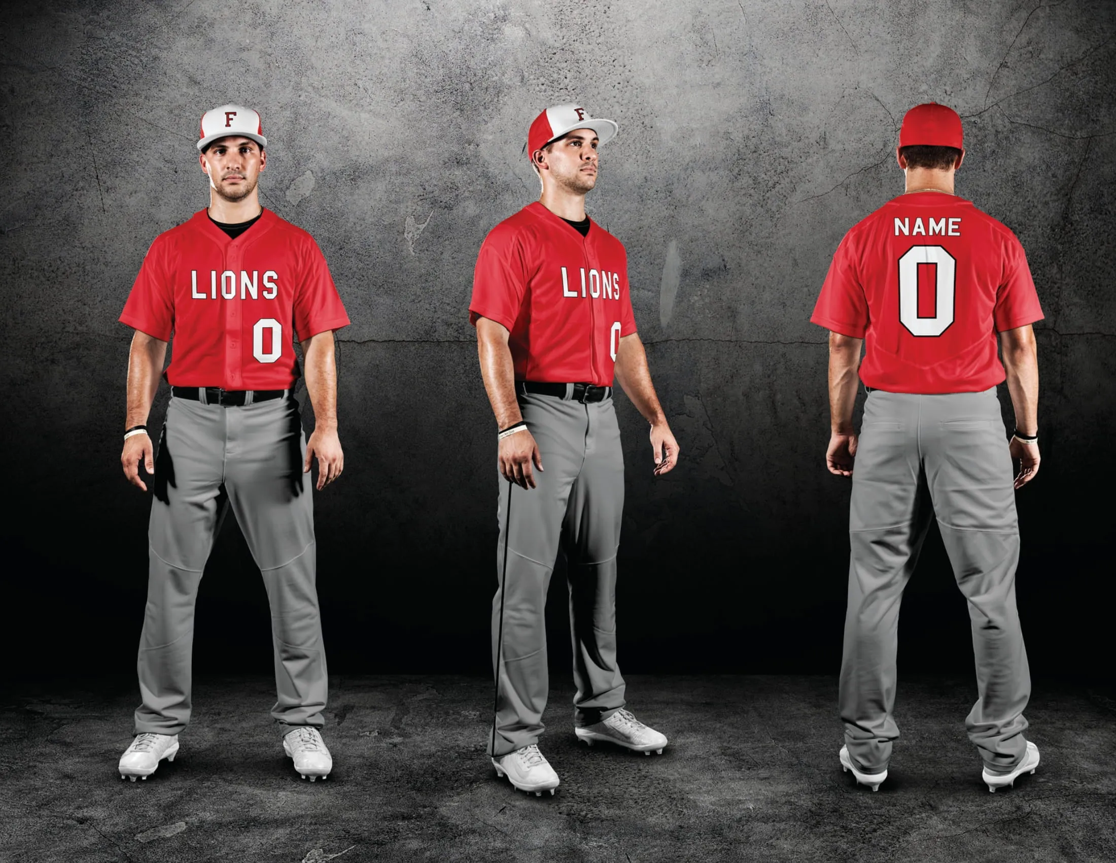 Custom Elite Tackle Twill Full Button Baseball Jersey