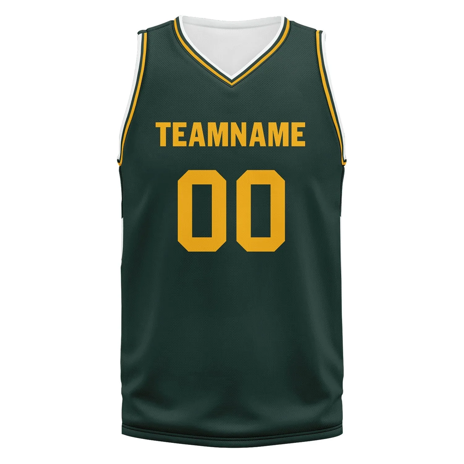 Custom Green Classic Style Sports Uniform Basketball Jersey BBJ01-D020105-10