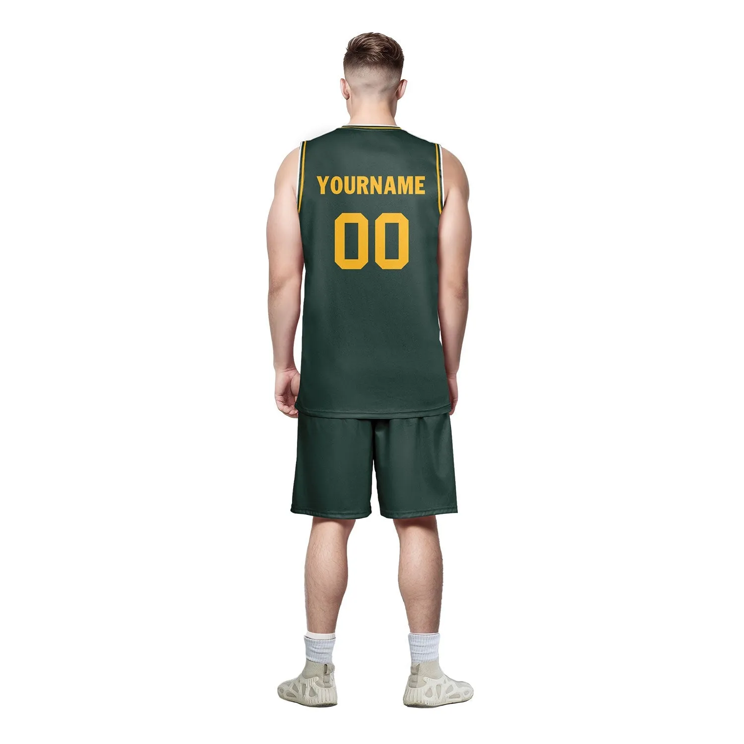 Custom Green Classic Style Sports Uniform Basketball Jersey BBJ01-D020105-10
