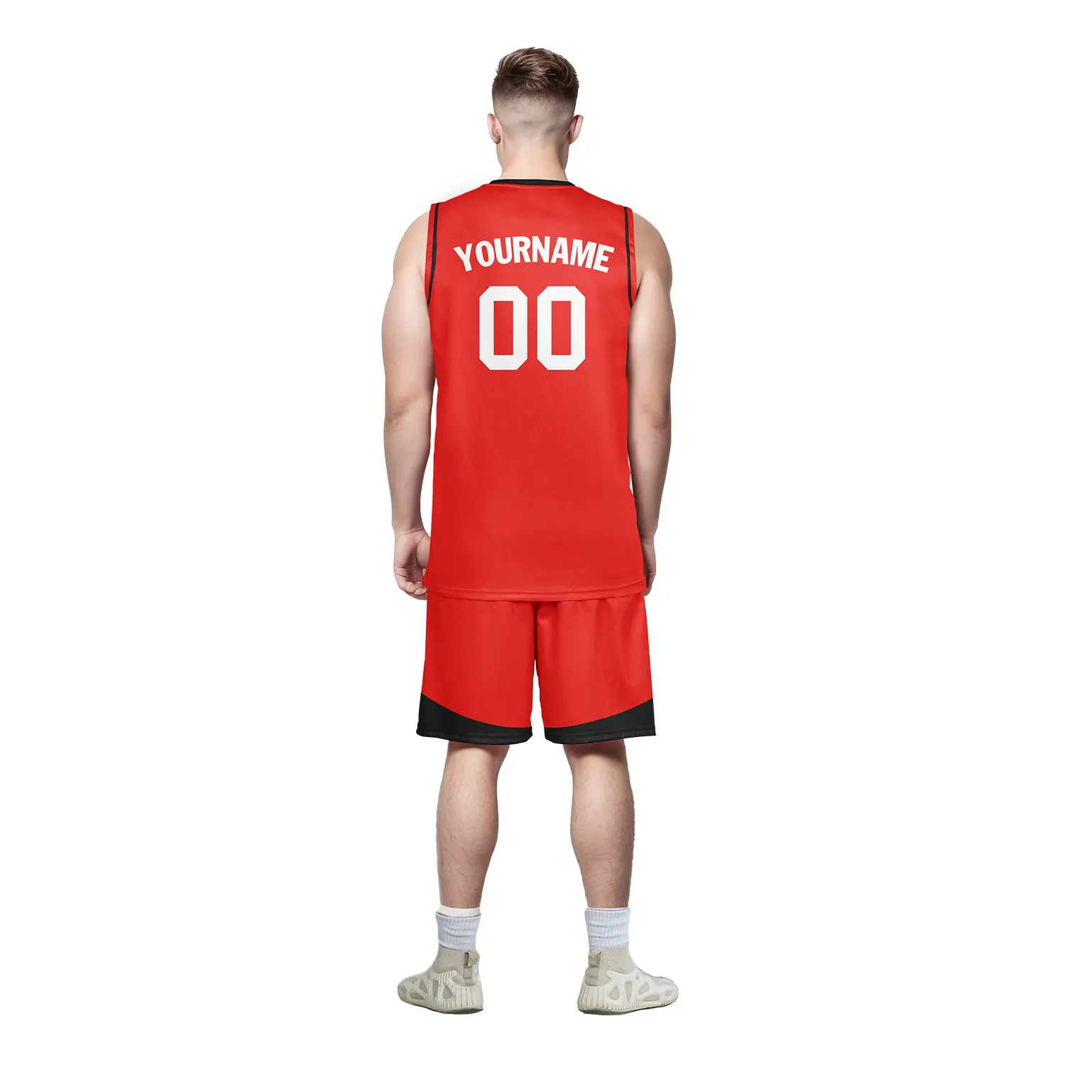 Custom Red Classic Style Sports Uniform Basketball Jersey BBJ01-bd0a70db