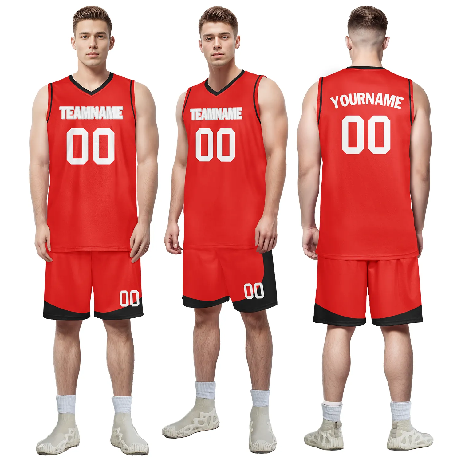 Custom Red Classic Style Sports Uniform Basketball Jersey BBJ01-bd0a70db