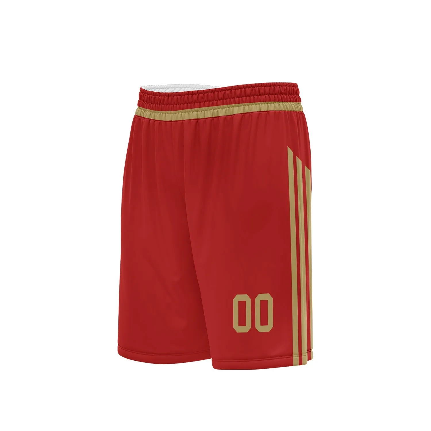 Custom Red Classic Style Sports Uniform Basketball Jersey BBJ01-D020105-21