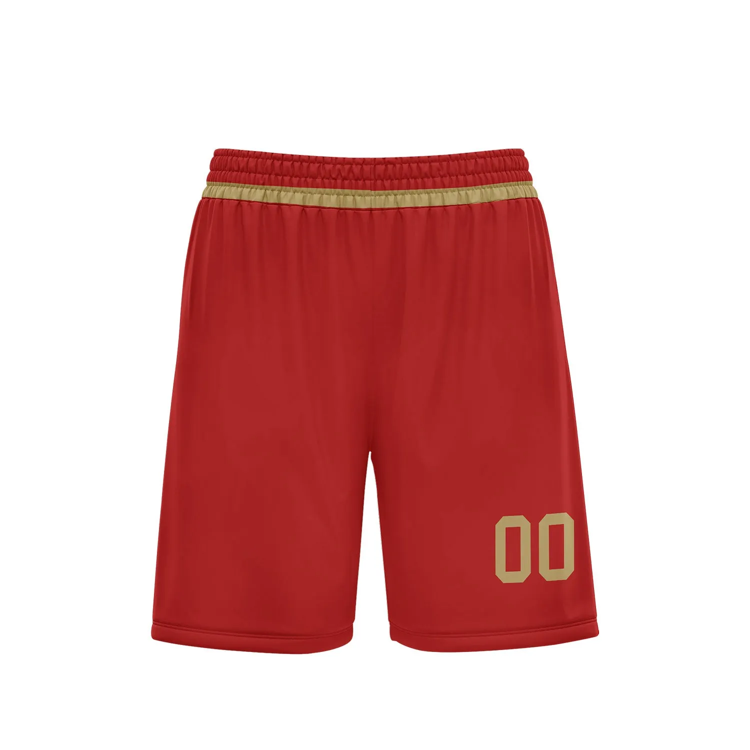 Custom Red Classic Style Sports Uniform Basketball Jersey BBJ01-D020105-21