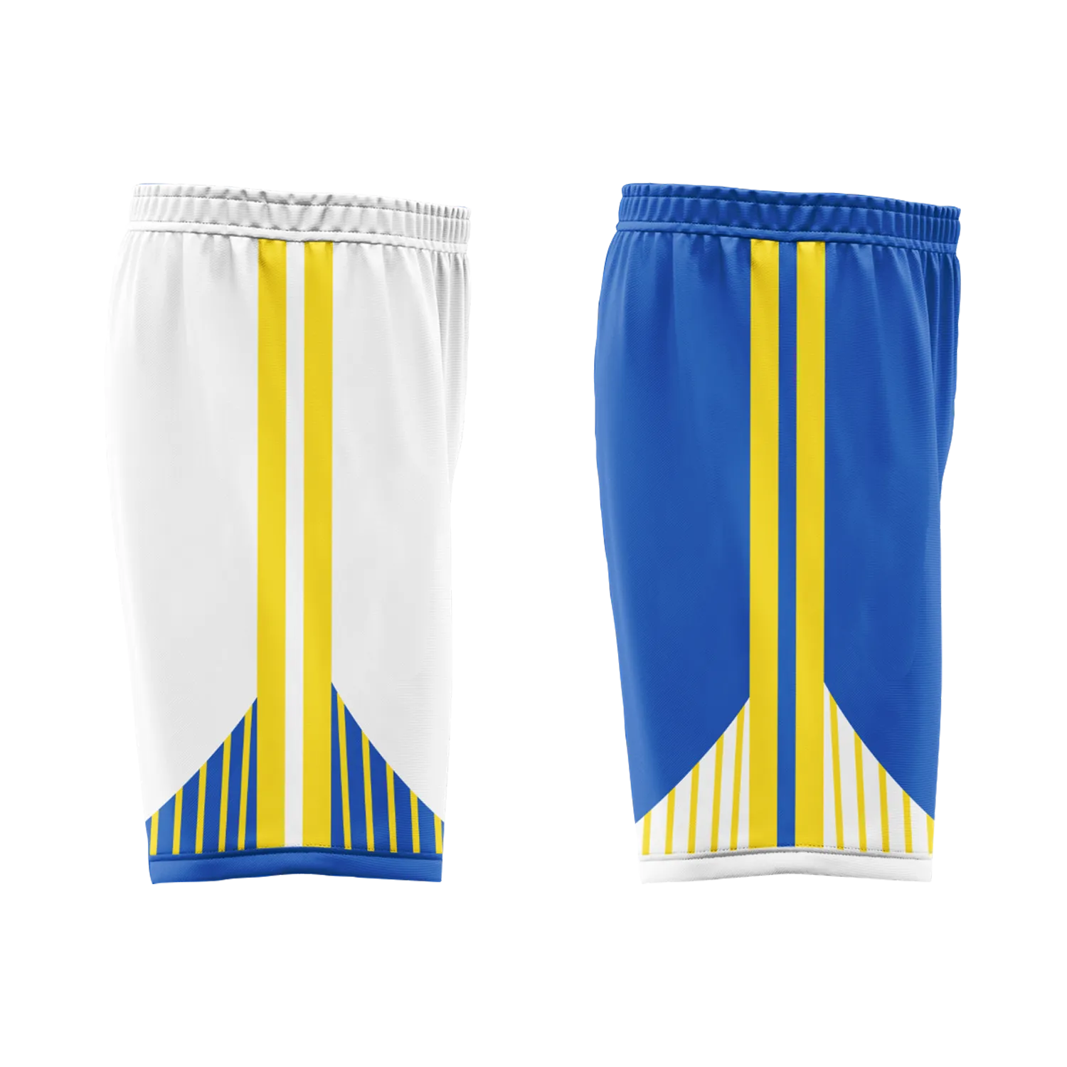 Custom White Blue Classic Style Reversible Basketball Uniform Personalized BBJR-D017004
