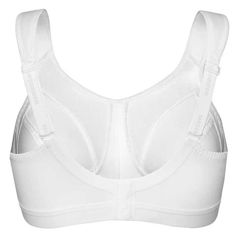 D  Max Support Sports Bra White - Shock Absorber