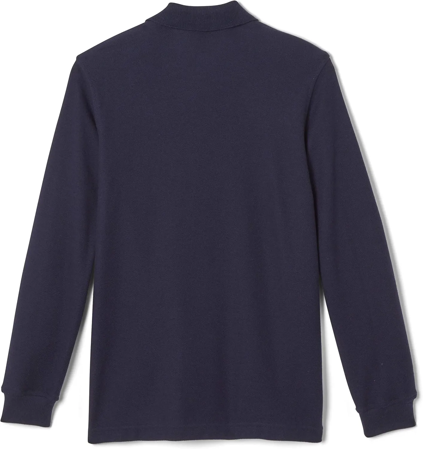 French Toast boys Pique Polo School Uniform Shirt With Long Sleeves for Boys and Girls