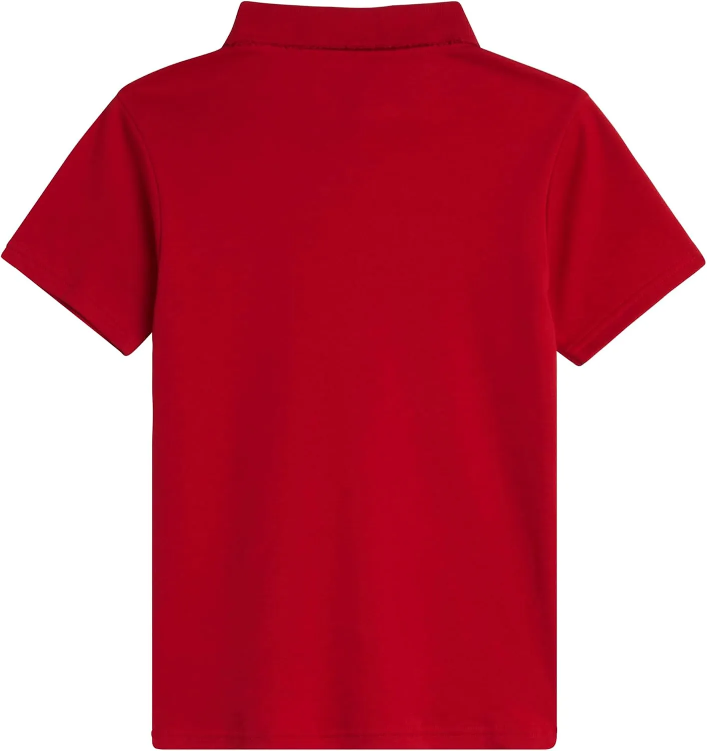 Girls' School Uniform Polo Shirt - 3 Pack Short Sleeve Picot Collar Polo - Interlock Soft Polo for Girls (4-16)