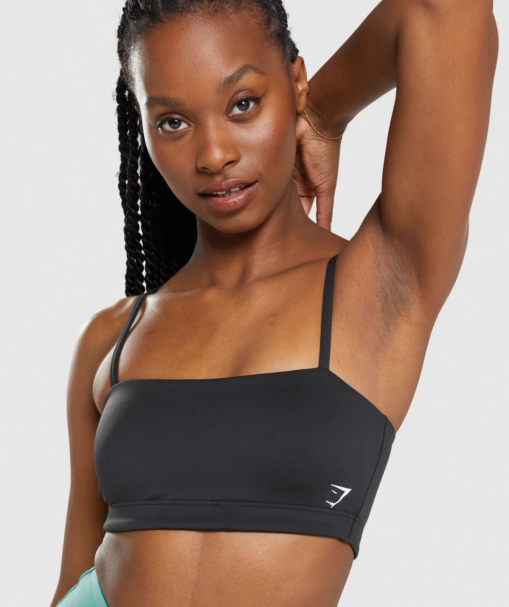 Gymshark Bandeau Sports Bra - Black