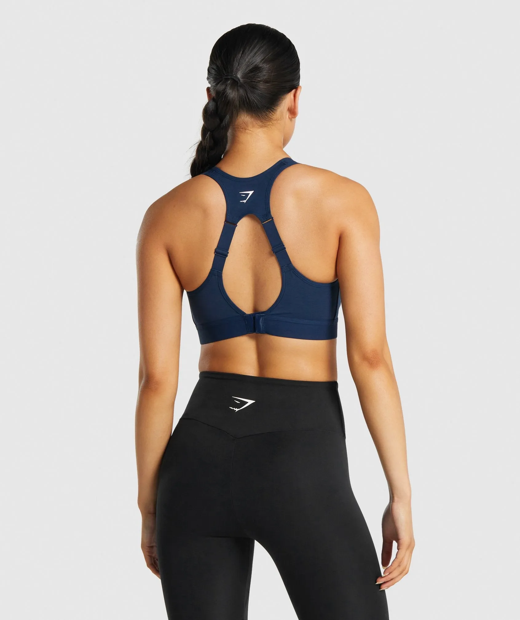 Gymshark Open Back Sports Bra - Navy