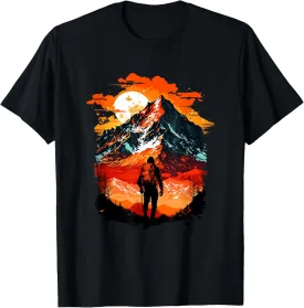 Hiking Mountaineering Mountains Landscape T-Shirt