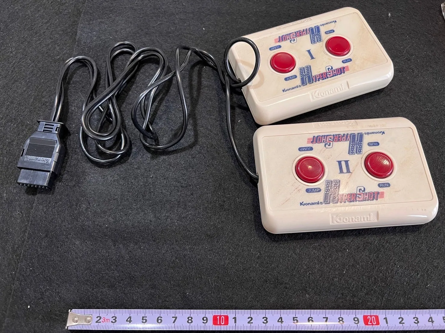 Hyper Olympic and Hyper Shot set Nintendo Famicom Track & Field w/Box -f0612-