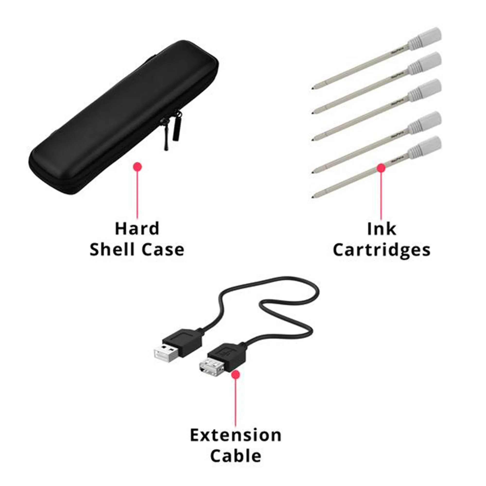 iSpyPen Ink Cartridges   Hard Shell Case