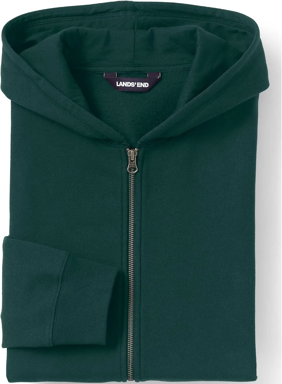 Lands' End School Uniform Adult Zip Front Sweatshirt