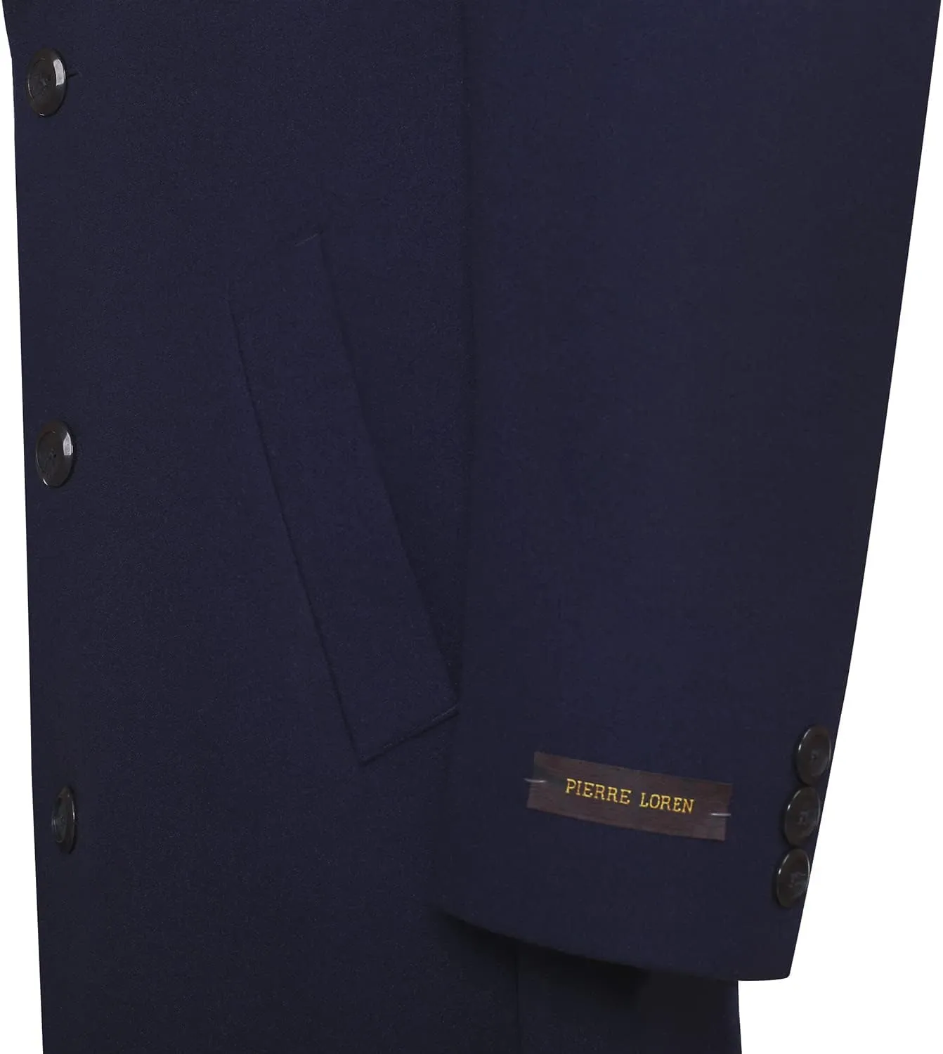 Men's Wool Classic Fit Wool Blend Long Peacoat Winter Jacket Overcoat