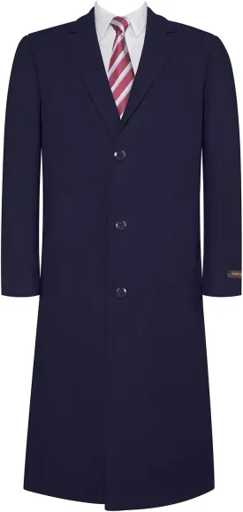 Men's Wool Classic Fit Wool Blend Long Peacoat Winter Jacket Overcoat