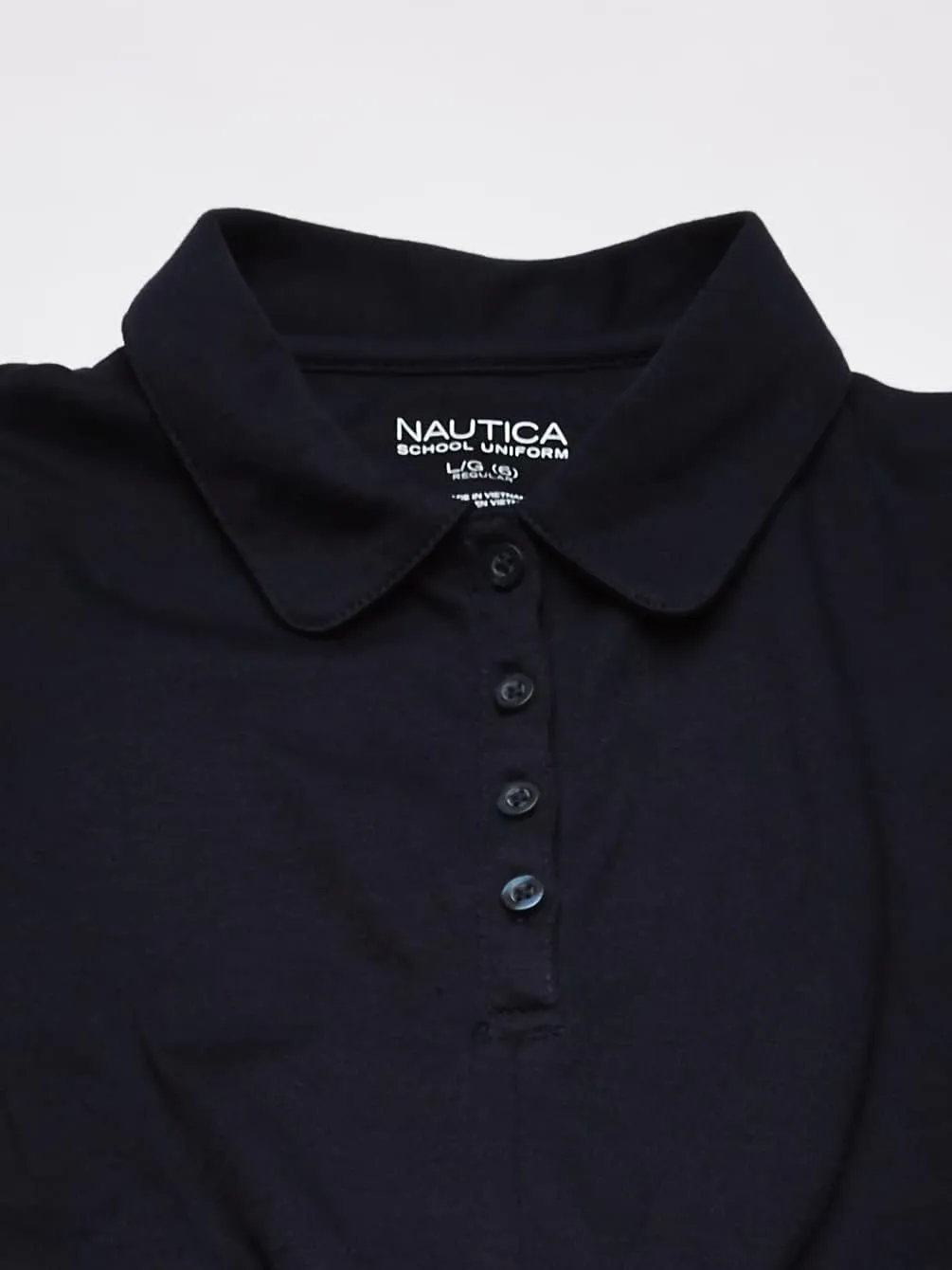 Nautica Girls' School Uniform Short Sleeve Polo Dress