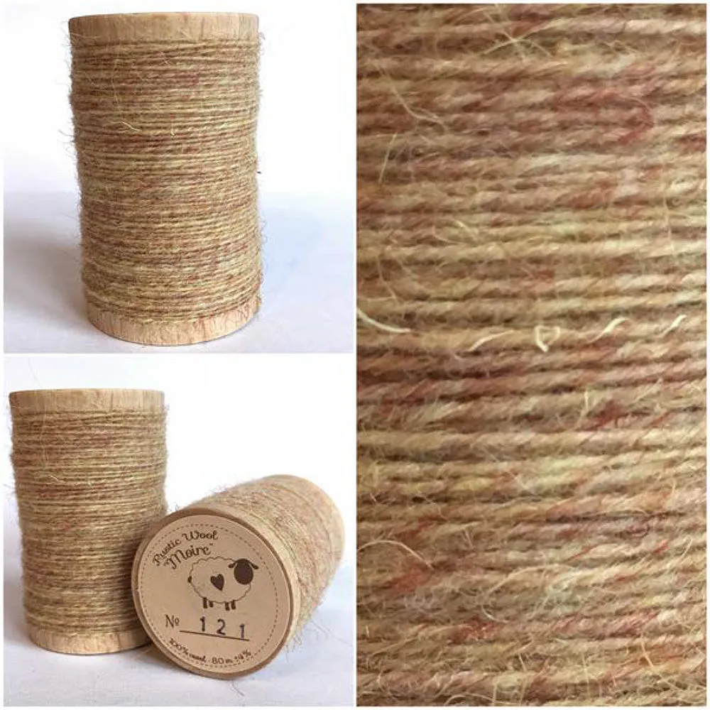 PEACH BLOSSOM Hand Dyed Fat QUARTER Wool Fabric for Wool Applique and Rug Hooking