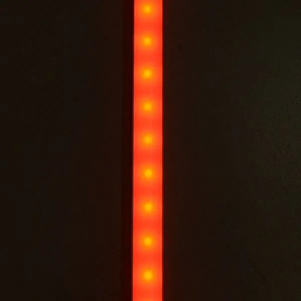 RGB LED Aluminum Track with Diffuser 12 Inch Track Only 24V