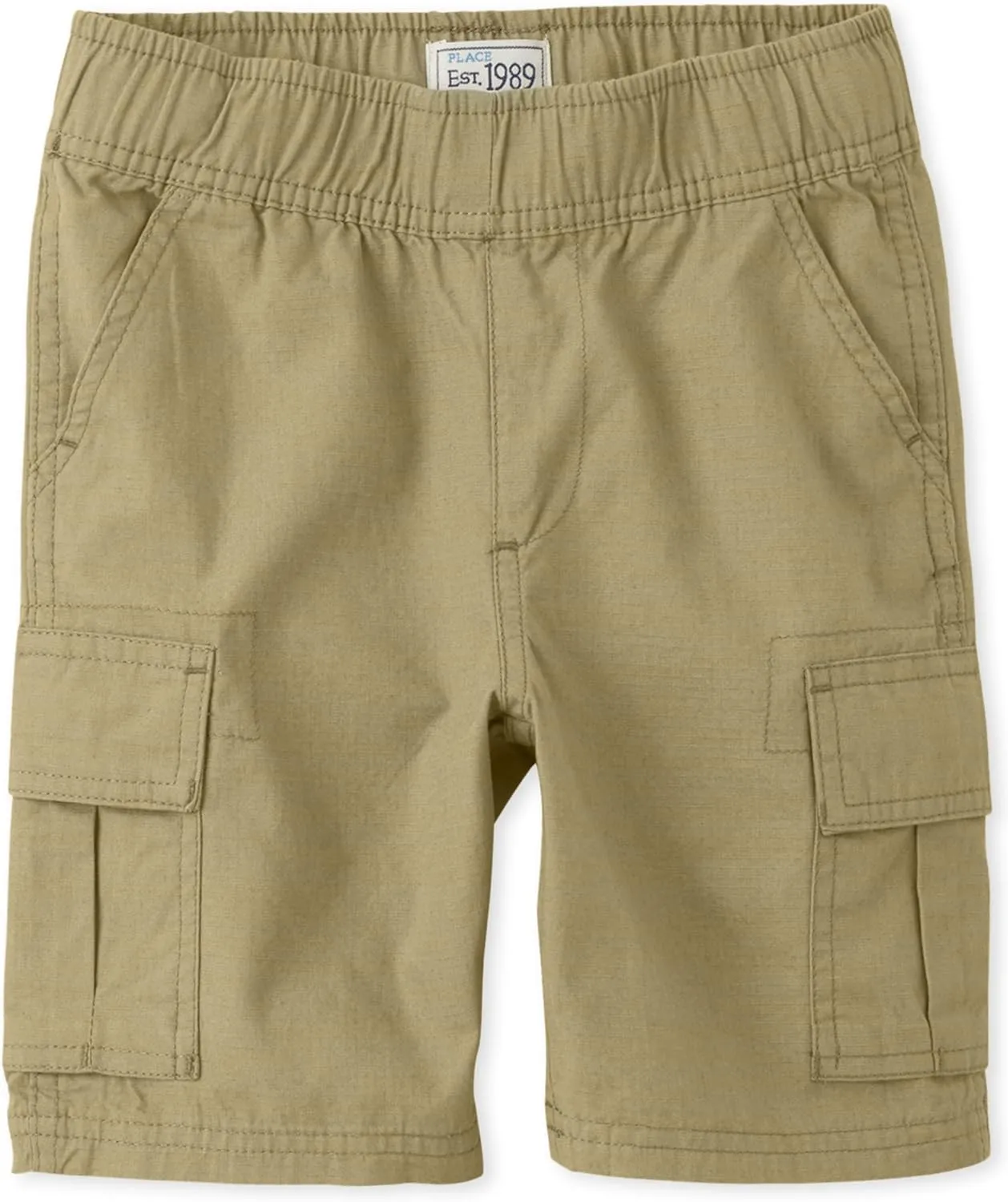 The Children's Place Boys' Uniform Pull on Cargo Shorts