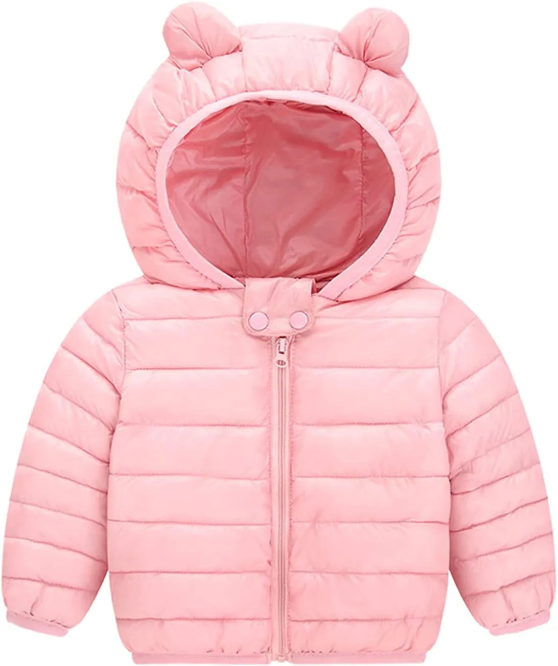 Toddler Kids Baby Boy Girl Winter Hooded 3D Ear Winter Coats Ears Hoods Padded Puffer Jacket Parka