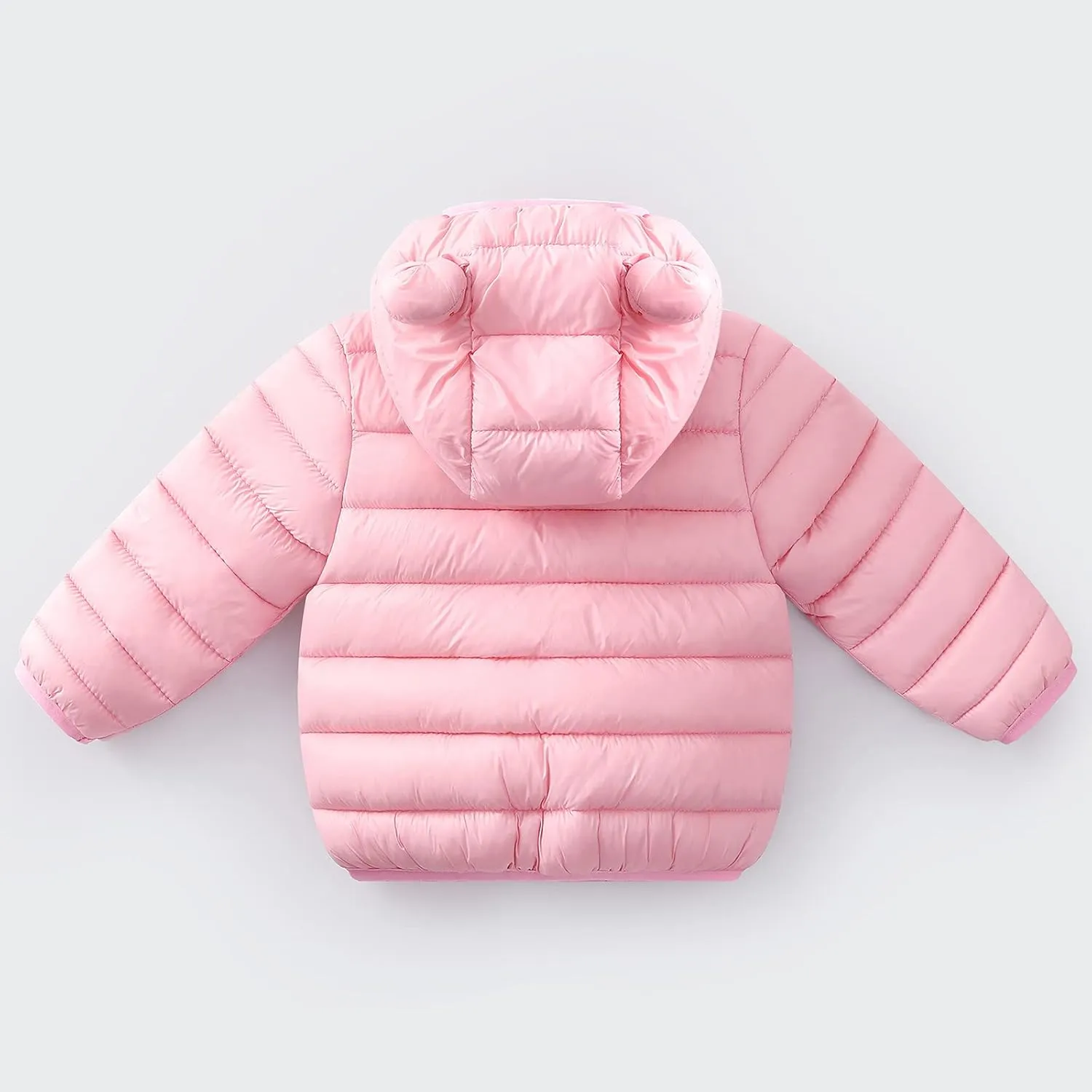 Toddler Kids Baby Boy Girl Winter Hooded 3D Ear Winter Coats Ears Hoods Padded Puffer Jacket Parka