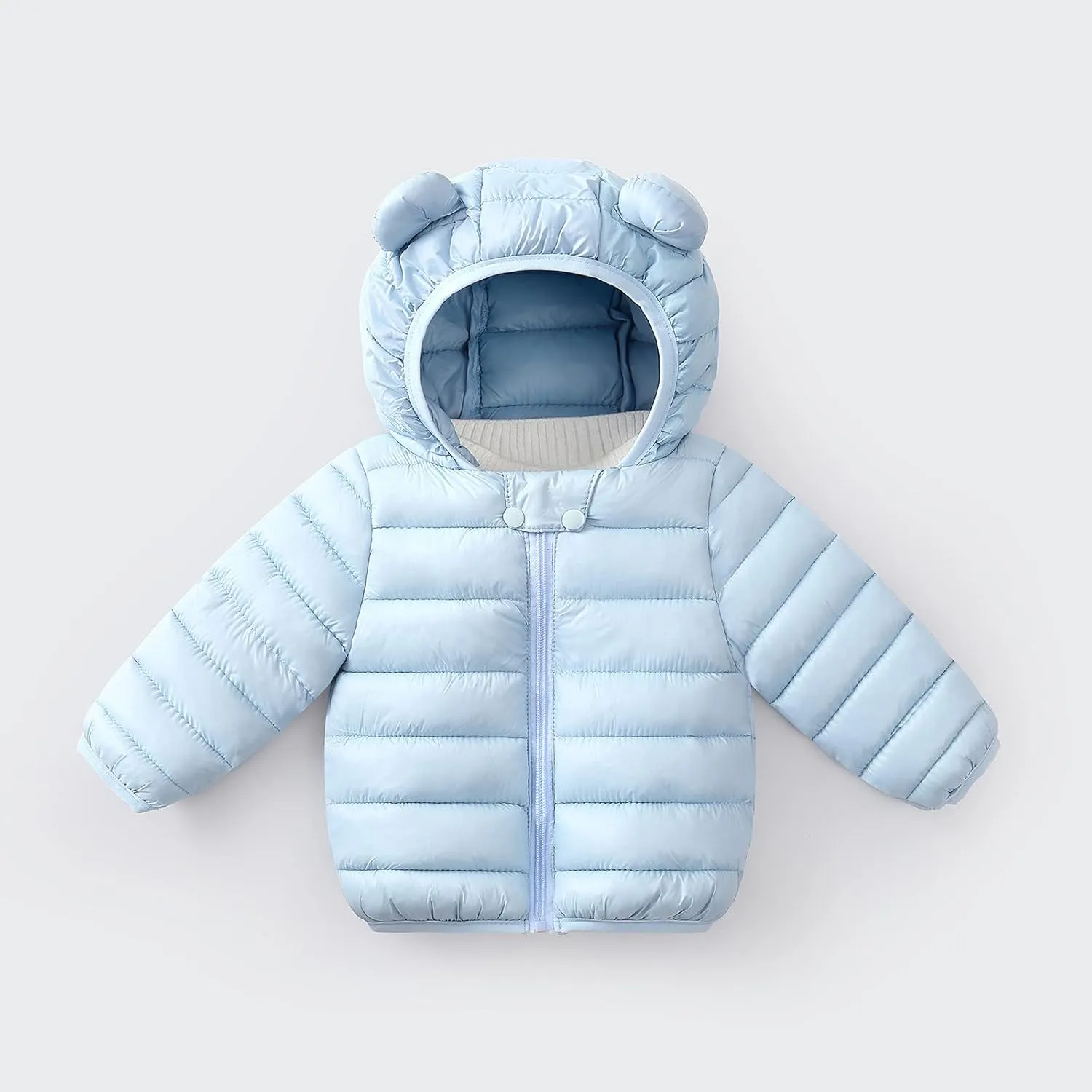 Toddler Kids Baby Boy Girl Winter Hooded 3D Ear Winter Coats Ears Hoods Padded Puffer Jacket Parka