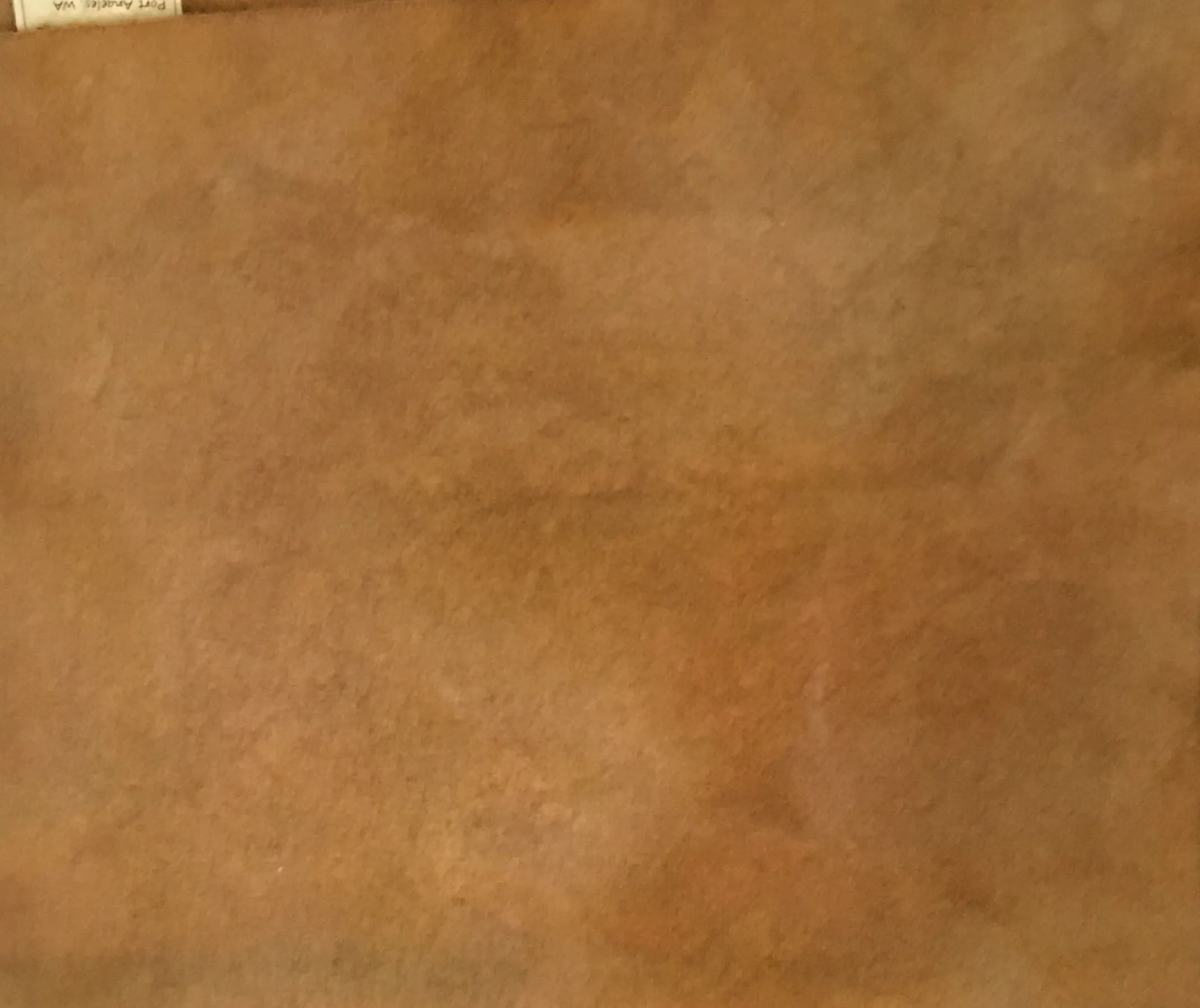 TOFFEE Hand Dyed Fat EIGHTH Wool Fabric for Wool Applique and Rug Hooking