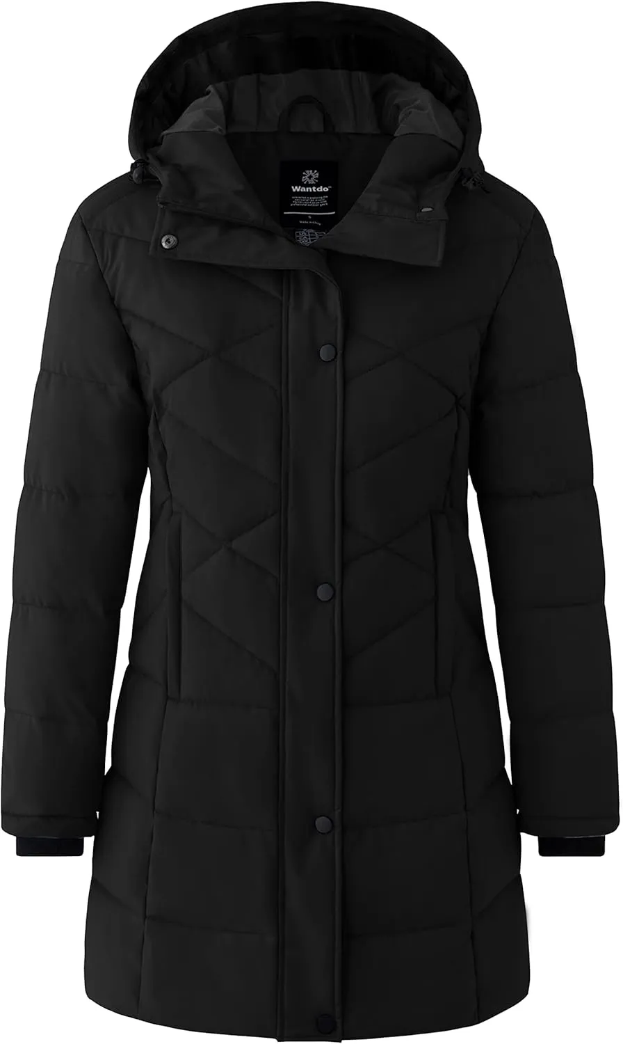 wantdo Women's Winter Jacket Puffy Coat Puffer Jackets Warm Winter Coats