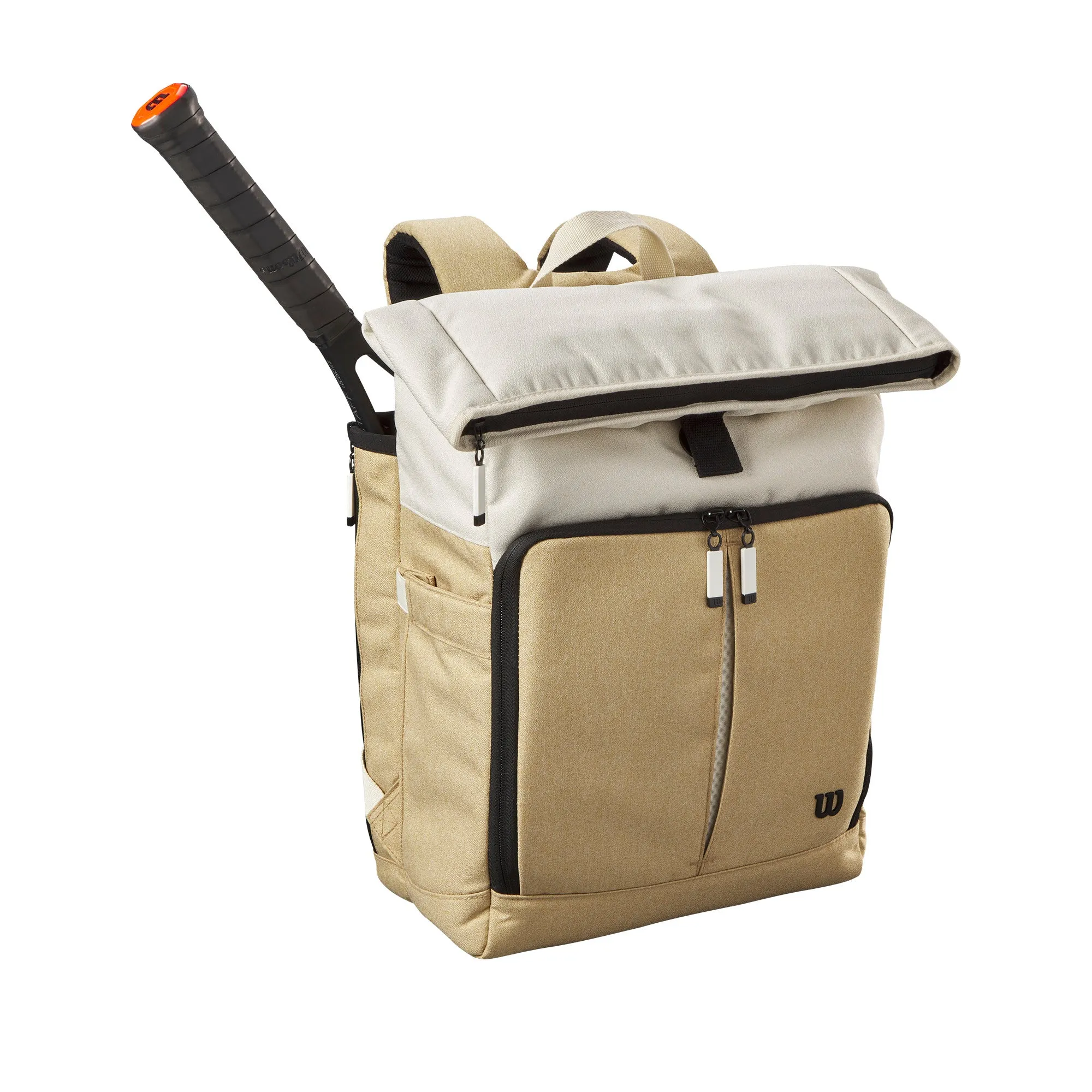 Wilson Lifestyle Foldover Backpack - Khaki/Off White